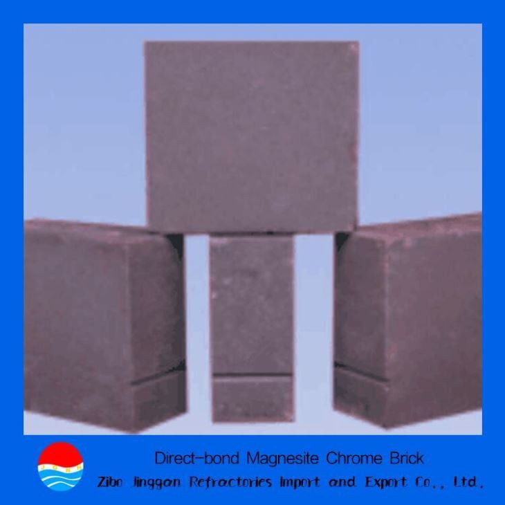 for Steel Industry 56 % MGO Direct Bonded Magnesia Chrome Refractory Bricks