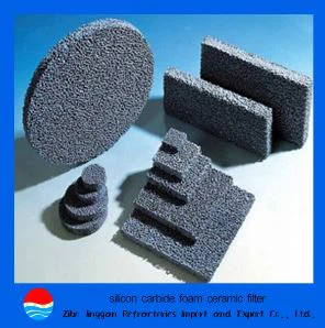 Foundry Materials Silicon Carbide Ceramic Foam Filter for Casting