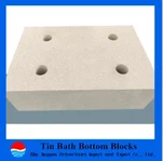 Accurate Sizes Tin Bath Bottom Blocks for Float Glass Furnace, Refractory Brick